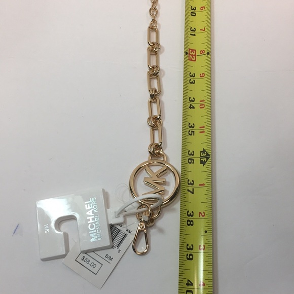 💛MICHAEL KORS💛MK LOGO CHAIN BELT - Picture 9 of 12